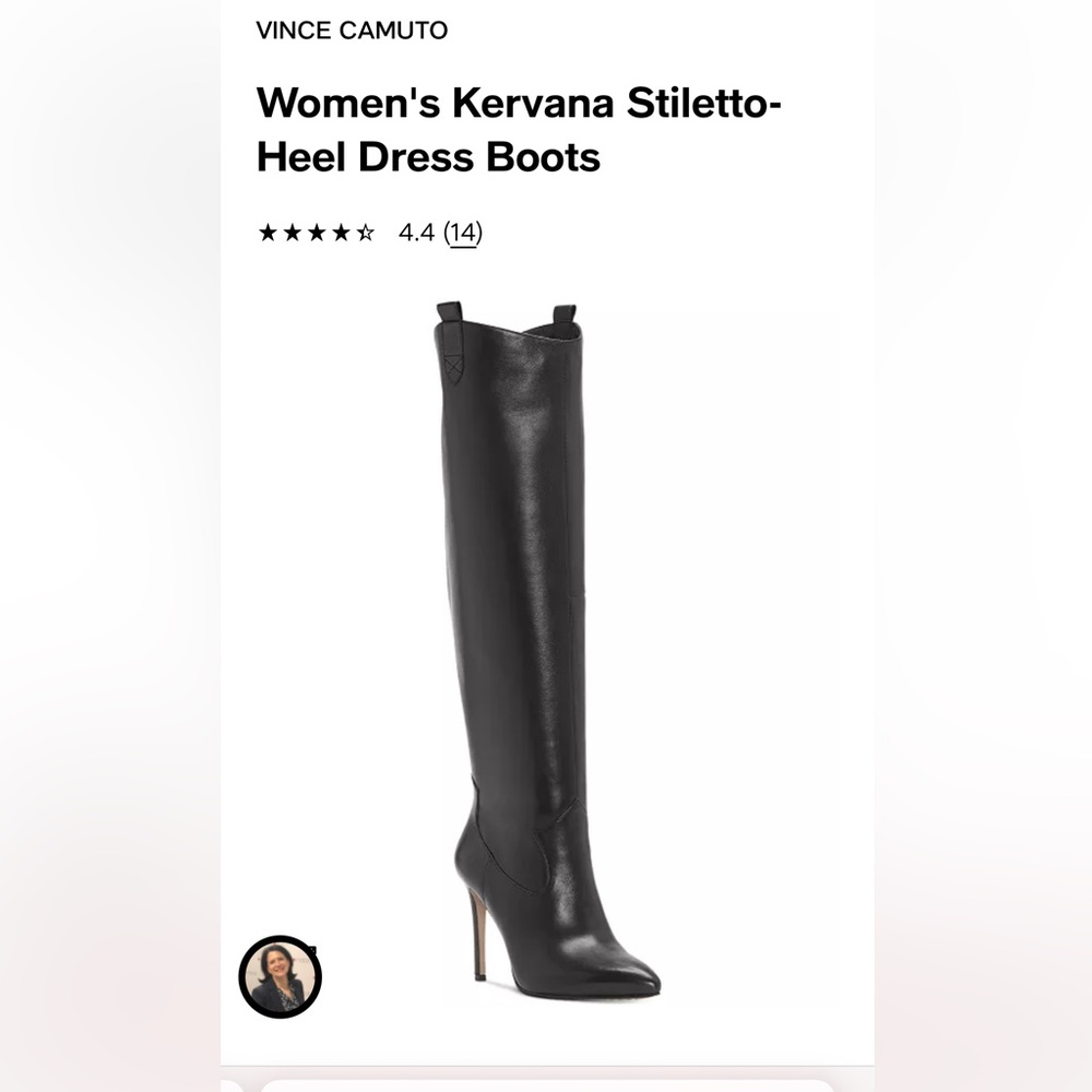 Vince Camuto Kervana EUC Black Knee High Boots 10